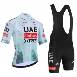 Ensemble cuissard vélo et maillot cyclisme équipe pro UAE Team Emirates - XRG TDF-Editon Race 2025 Aero Mesh