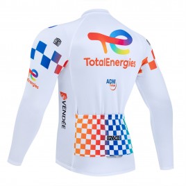 Maillot vélo hiver équipe pro TOTALENERGIES Tour de France 2025