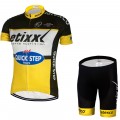 Ensemble cuissard vélo et maillot cyclisme équipe pro Etixx Quick Step jaune