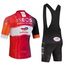 Ensemble cuissard vélo et maillot cyclisme équipe pro INEOS - TOTALENERGIES Tour de France 2025 Aero Mesh