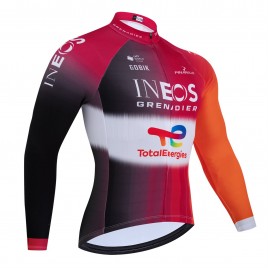 Maillot vélo hiver équipe pro INEOS - TOTALENERGIES Tour de France 2025