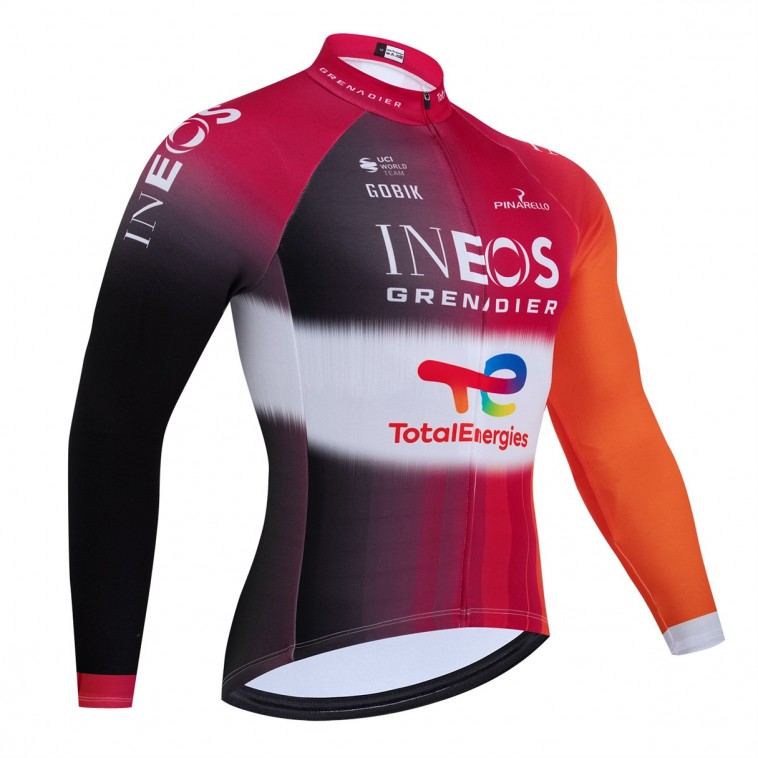 Maillot vélo hiver équipe pro INEOS - TOTALENERGIES Tour de France 2025