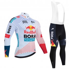 Ensemble cuissard vélo et maillot cyclisme hiver pro RED BULL - BORA - HANSGROHE Tour de France 2025