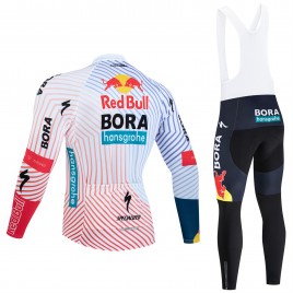Ensemble cuissard vélo et maillot cyclisme hiver pro RED BULL - BORA - HANSGROHE Tour de France 2025
