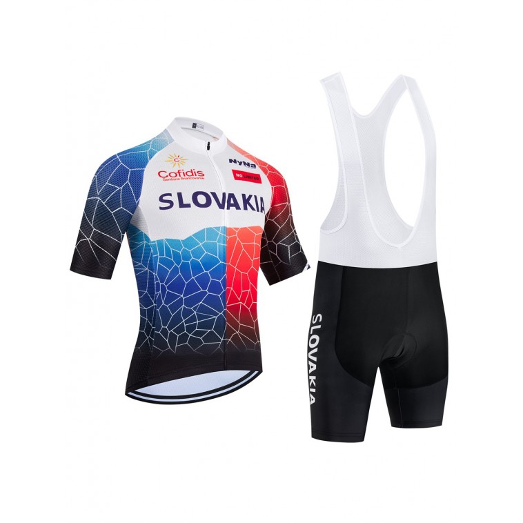 Ensemble cuissard vélo et maillot cyclisme équipe pro SLOVAKIA 2026 Aero Mesh
