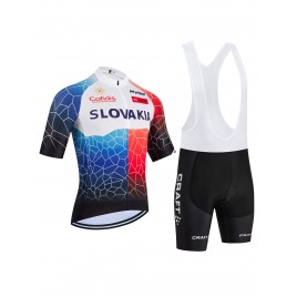 Ensemble cuissard vélo et maillot cyclisme équipe pro SLOVAKIA 2026 Aero Mesh