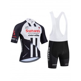 Ensemble cuissard vélo et maillot cyclisme équipe pro SUNWEB 2026 Aero Mesh