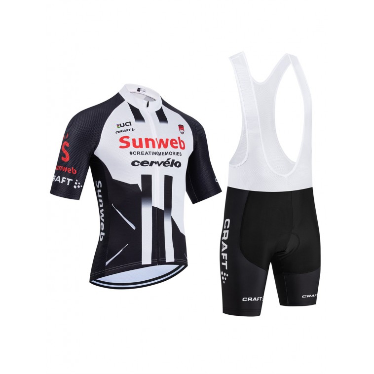 Ensemble cuissard vélo et maillot cyclisme équipe pro SUNWEB 2026 Aero Mesh