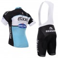 Ensemble cuissard vélo et maillot cyclisme équipe pro Etixx Quick Step bleu