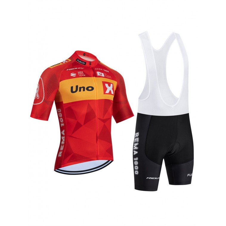 Ensemble cuissard vélo et maillot cyclisme équipe pro UNO-X Mobility 2026 Aero Mesh