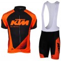 Ensemble cuissard vélo et maillot cyclisme équipe pro KTM