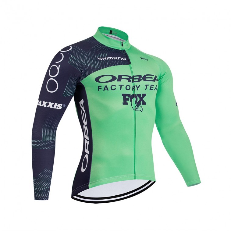 Maillot vélo hiver équipe pro ORBEA Factory 2026