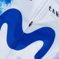 Ensemble cuissard vélo et maillot cyclisme équipe pro MOVISTAR 2026 Aero Mesh