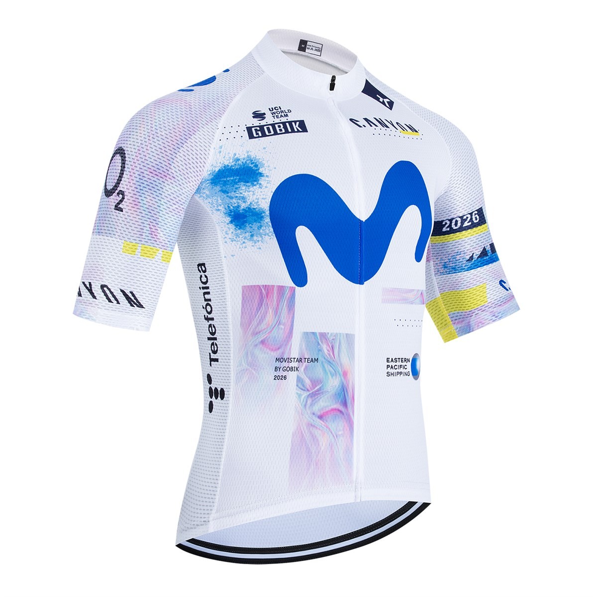 Maillot vélo hiver équipe pro MOVISTAR 2022