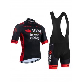 Ensemble cuissard vélo et maillot cyclisme équipe pro VISMA Lease a Bike 2026 Aero Mesh Ensemble cuissard vélo et maillot cyclisme équipe pro VISMA Lease a Bike 2026 Aero Mesh