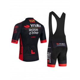 Ensemble cuissard vélo et maillot cyclisme équipe pro VISMA Lease a Bike 2026 Aero Mesh