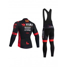 Ensemble cuissard vélo et maillot cyclisme hiver équipe pro VISMA Lease a Bike 2026