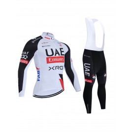 Ensemble cuissard vélo et maillot cyclisme hiver équipe pro UAE Team Emirates – XRG 2026