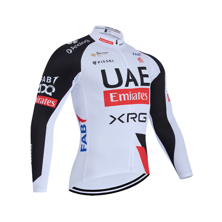Maillot vélo hiver équipe pro UAE Team Emirates – XRG 2026