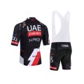 Ensemble cuissard vélo et maillot cyclisme équipe pro UAE Team Emirates – XRG 2026 Aero Mesh Black