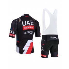 Ensemble cuissard vélo et maillot cyclisme équipe pro UAE Team Emirates – XRG 2026 Aero Mesh Black