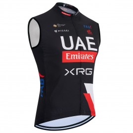 Gilet vélo coupe-vent sans manche UAE Team Emirates – XRG 2026 Black