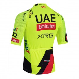 Maillot vélo équipe pro UAE Team Emirates – XRG 2026 Aero Mesh Fluo