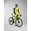Ensemble cuissard vélo et maillot cyclisme hiver équipe pro UAE Team Emirates – XRG 2026 Fluo