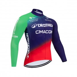 Maillot vélo hiver équipe pro DECATHLON 2026 Maillot vélo hiver équipe pro DECATHLON 2026