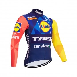 Maillot vélo hiver équipe pro LIDL TREK 2026 Maillot vélo hiver équipe pro LIDL TREK 2026