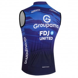 Gilet vélo coupe-vent sans manche GROUPAMA FDJ 2026