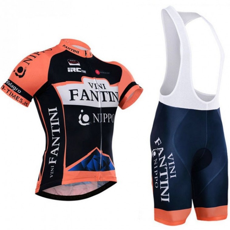 Ensemble cuissard vélo et maillot cyclisme équipe pro Nippo Vini Fantini