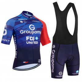 Ensemble cuissard vélo et maillot cyclisme équipe pro GROUPAMA FDJ 2026 Aero Mesh Ensemble cuissard vélo et maillot cyclisme équipe pro GROUPAMA FDJ 2026 Aero Mesh