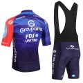 Ensemble cuissard vélo et maillot cyclisme équipe pro GROUPAMA FDJ 2026 Aero Mesh