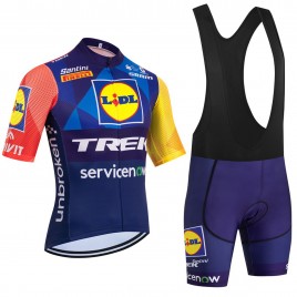 Ensemble cuissard vélo et maillot cyclisme équipe pro LIDL TREK 2026 Aero Mesh Ensemble cuissard vélo et maillot cyclisme équipe pro LIDL TREK 2026 Aero Mesh