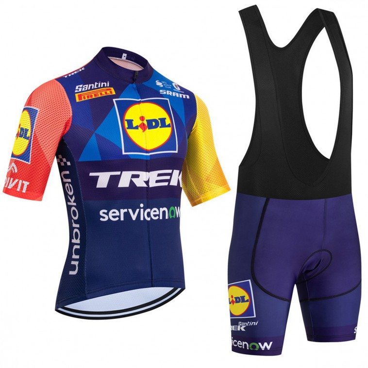 Ensemble cuissard vélo et maillot cyclisme équipe pro LIDL TREK 2026 Aero Mesh