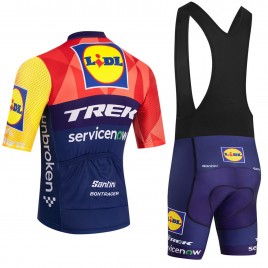 Ensemble cuissard vélo et maillot cyclisme équipe pro LIDL TREK 2026 Aero Mesh