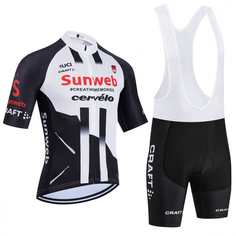 Ensemble cuissard vélo et maillot cyclisme équipe pro SUNWEB 2026 Aero Mesh