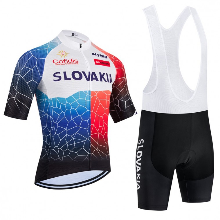 Ensemble cuissard vélo et maillot cyclisme équipe pro SLOVAKIA 2026 Aero Mesh
