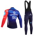 Ensemble cuissard vélo et maillot cyclisme hiver équipe pro GROUPAMA FDJ 2026