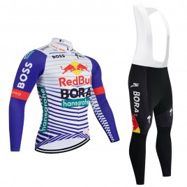 Ensemble cuissard vélo et maillot cyclisme hiver équipe pro RED BULL - BORA - HANSGROHE 2026
