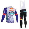 Ensemble cuissard vélo et maillot cyclisme hiver équipe pro RED BULL - BORA - HANSGROHE 2026