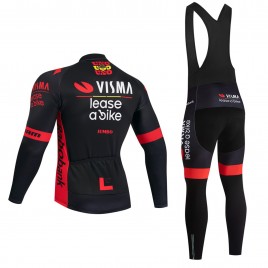 Ensemble cuissard vélo et maillot cyclisme hiver équipe pro VISMA Lease a Bike 2026 La Vuelta