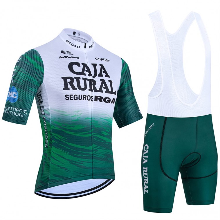 Ensemble cuissard vélo et maillot cyclisme équipe pro CAJA RURAL Seguros RGA 2026 Aero Mesh
