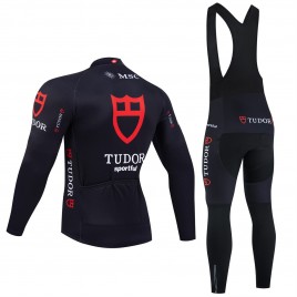Ensemble cuissard vélo et maillot cyclisme hiver équipe pro TUDOR 2026