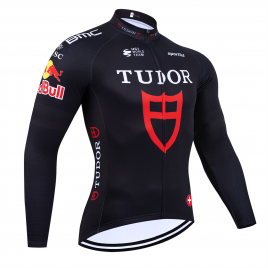 Maillot vélo hiver équipe pro TUDOR 2026