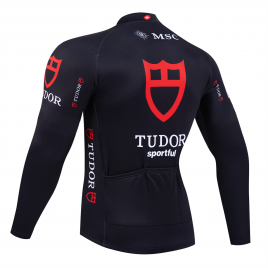 Maillot vélo hiver équipe pro TUDOR 2026