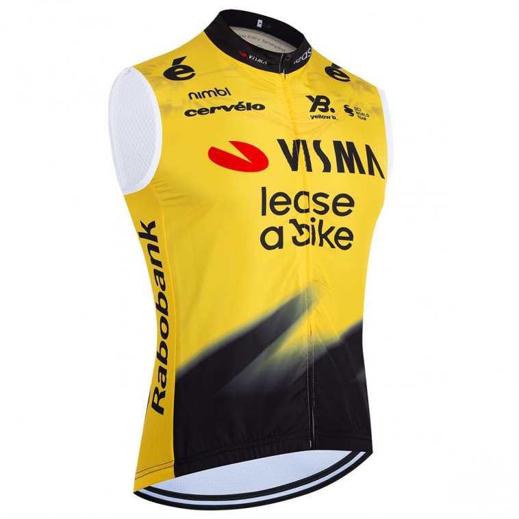 Gilet vélo coupe-vent sans manche VISMA Lease a Bike 2026
