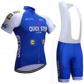 Ensemble cuissard vélo et maillot cyclisme équipe pro Quick Step