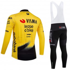 Ensemble cuissard vélo et maillot cyclisme hiver équipe pro VISMA Lease a Bike 2026